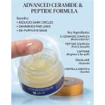 ADVANCE EYE CREAM ✨ Advanced Ceramide & Peptide Formula ✔ Reduces Dark Circles ✔ Smooths Fine Lines ✔ De-puffs Eye Bags For brighter, youthful-looking eyes